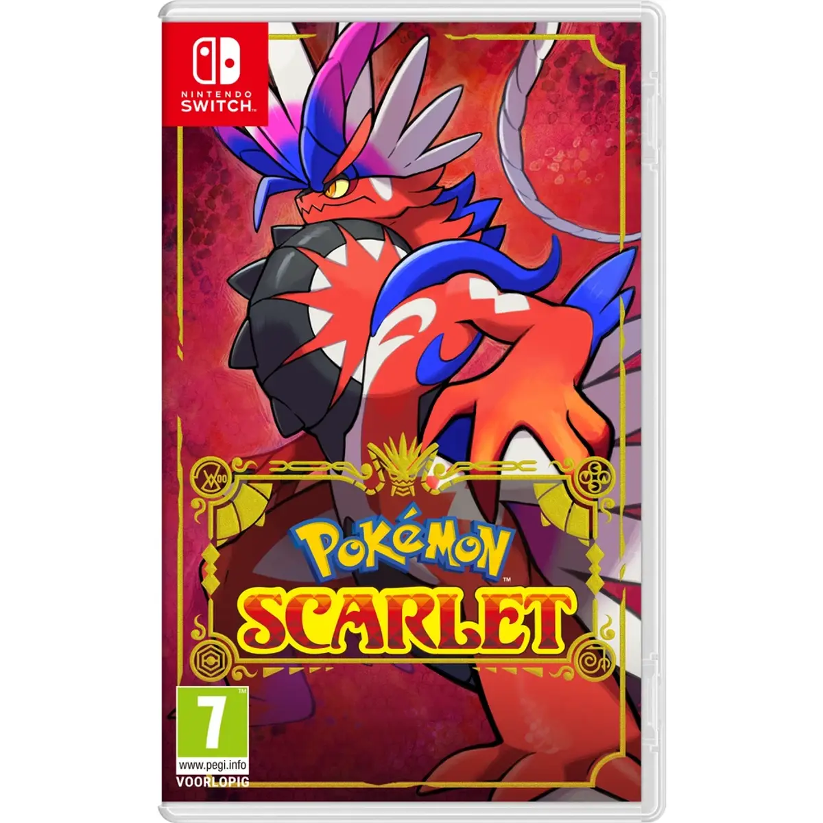 Nintendo Pokémon Écarlate Nintendo Switch, vue de face