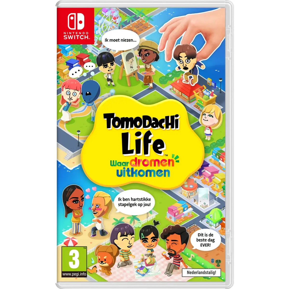 Nintendo Tomodachi Life : Une Vie de Rêve Nintendo Switch, vue de face