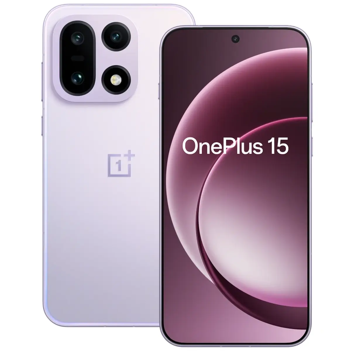 OnePlus 15 512 Go Mauve 5G, coloris Violet, vue de face