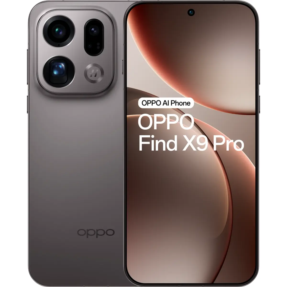 OPPO Find X9 Pro 5G, coloris Gris, vue de face