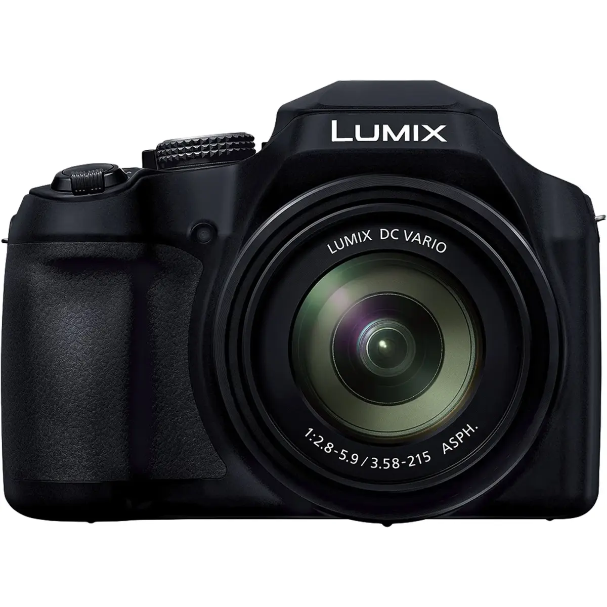 Panasonic Lumix DC-FZ82DE-K, coloris Noir, vue de face