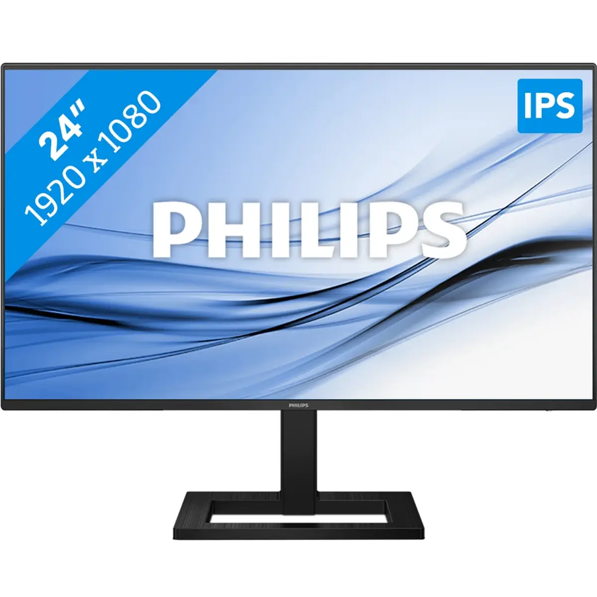 Philips 24E1N1300AE/00, coloris Noir, vue de face