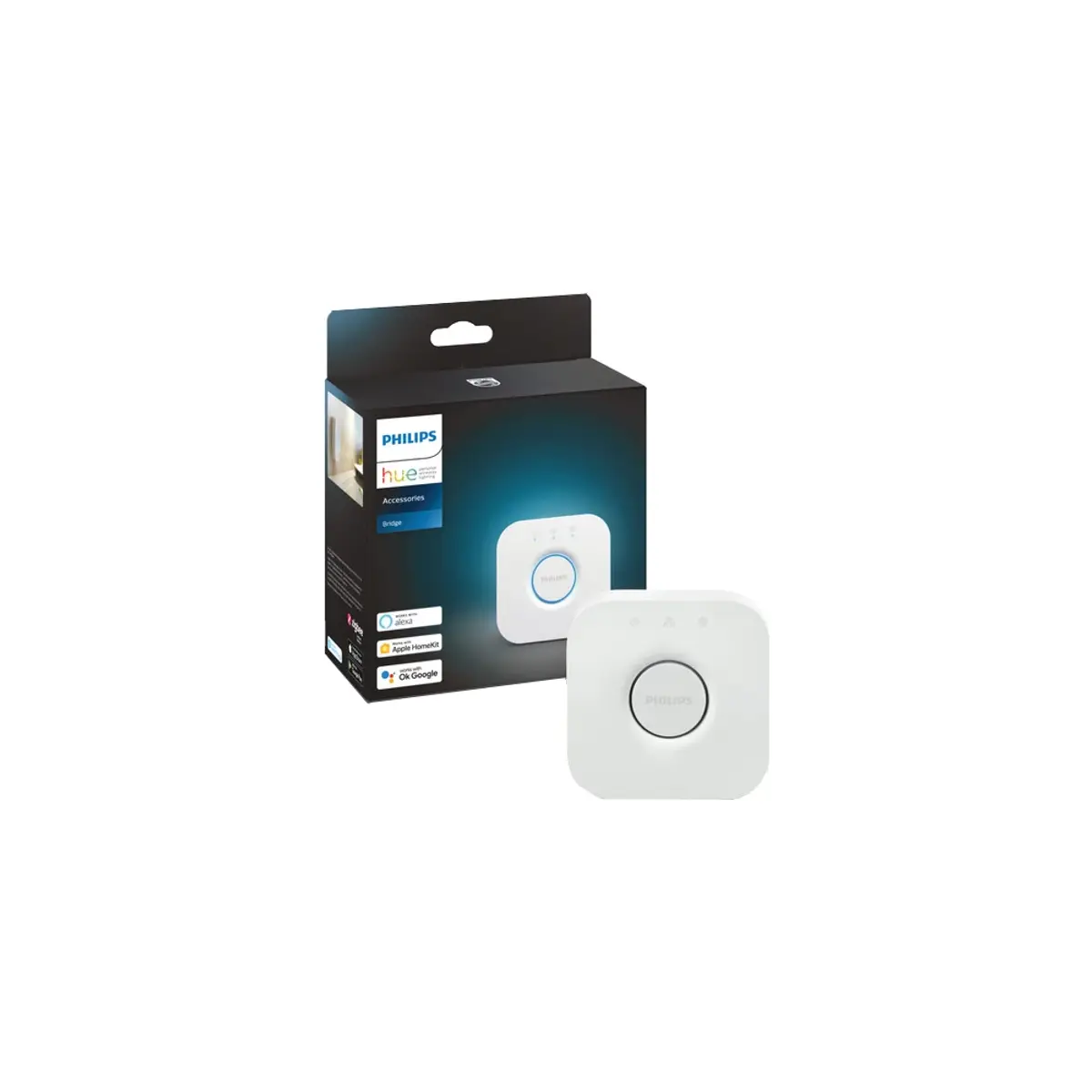 Philips Hue Bridge, coloris Blanc, vue de face