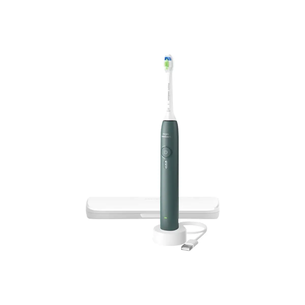 Philips Sonicare 3100 Series HX4033/26 Vert forêt, coloris Vert forêt, vue de face