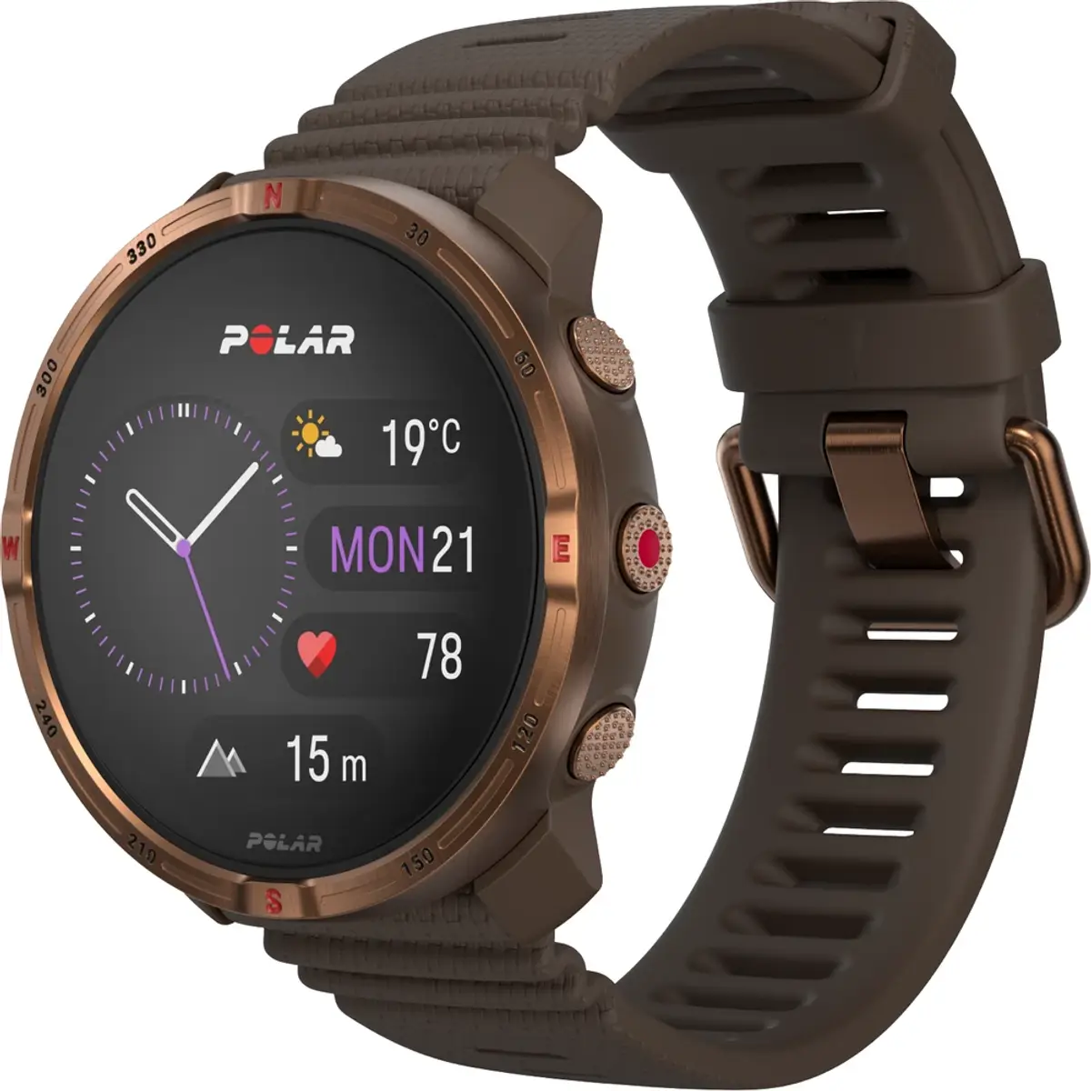 Polar Grit X 2 Marron, coloris Marron, vue de face