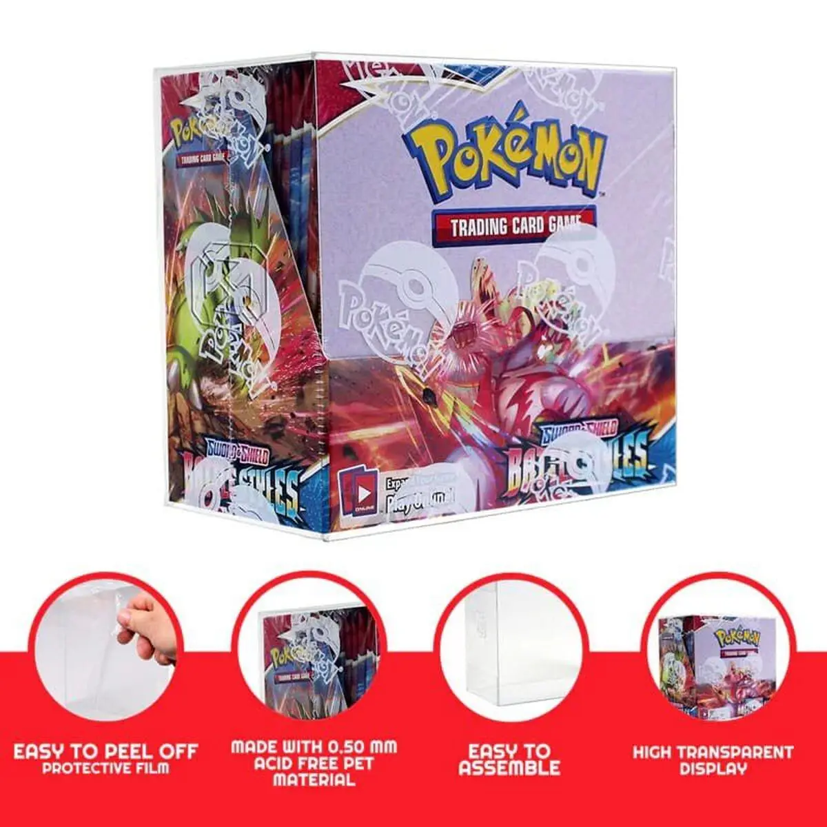 Protection Display Pokemon 0.5mm - Evoretro — Pokémon TCG