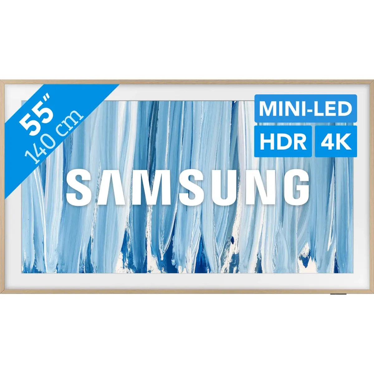 Samsung 55" The Frame Pro (2026), coloris Noir, vue de face