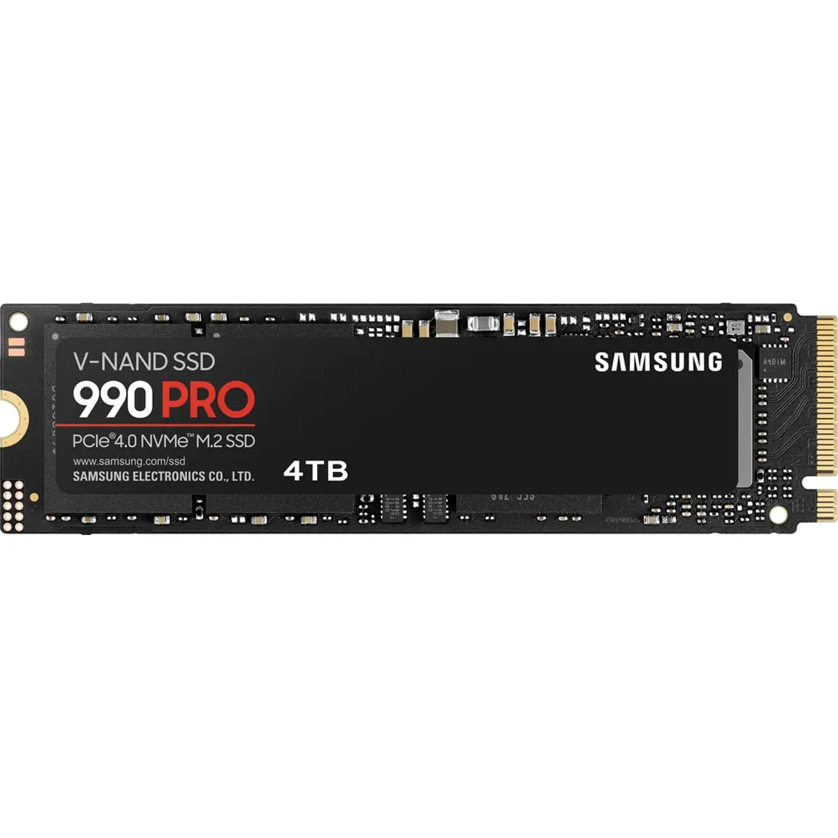 Samsung 990 Pro NVMe SSD, coloris Noir, vue de face