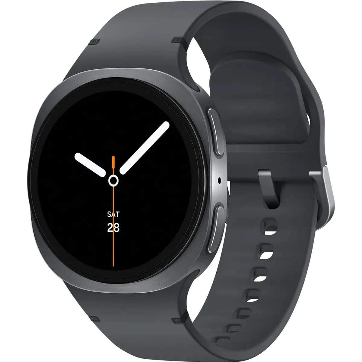 Samsung Galaxy Watch 8 40 mm, coloris Gris Anthracite, vue de face