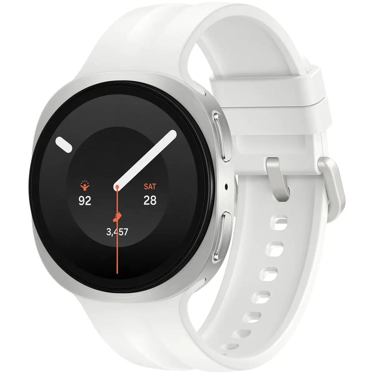 Samsung Galaxy Watch 9 40mm, coloris Blanc, vue de face