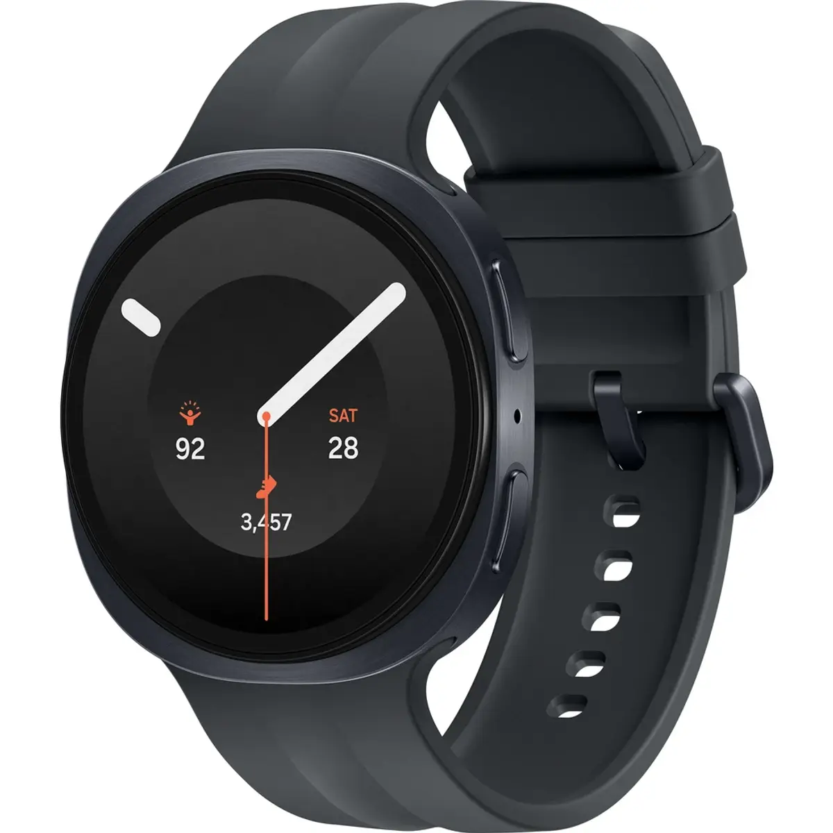 Samsung Galaxy Watch 9 44 mm, coloris Noir, vue de face