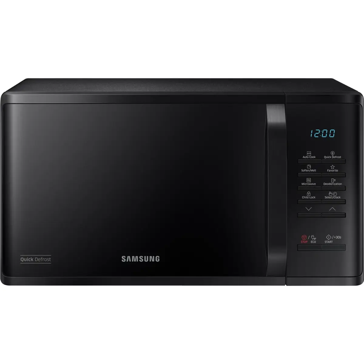 Samsung MS23K3513AK/EN, coloris Noir, vue de face
