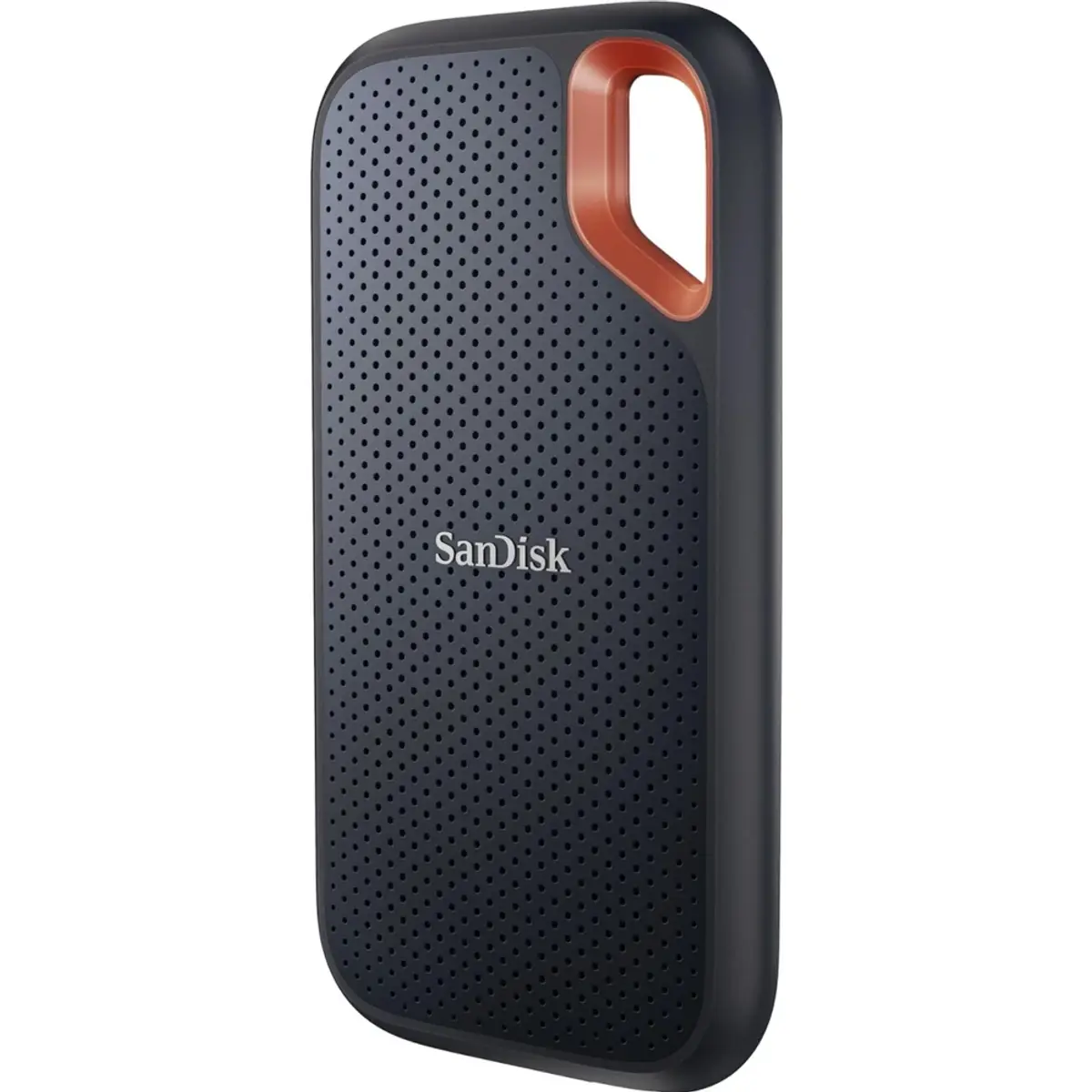 SanDisk Extreme Portable SSD, coloris Gris, Orange, vue de face