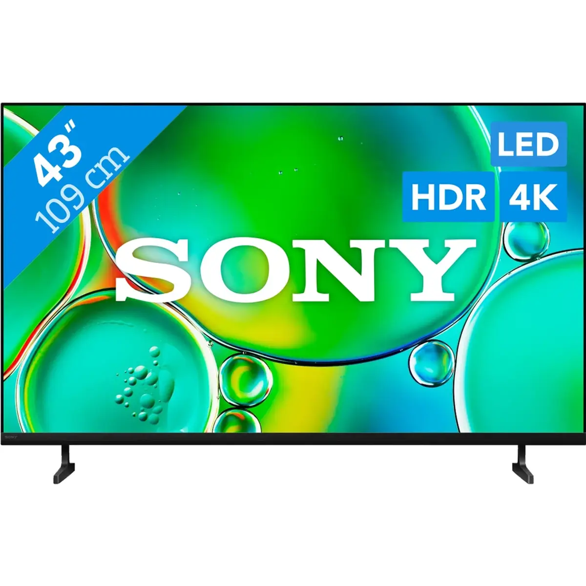 Sony Bravia 2 II LED 43" (2026), coloris Noir, vue de face