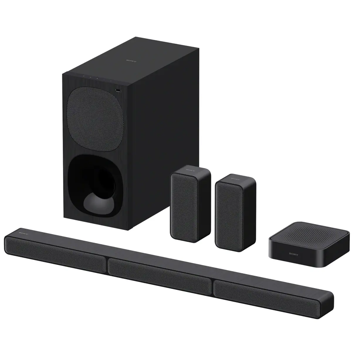 Sony HT-S40R, coloris Noir, vue de face