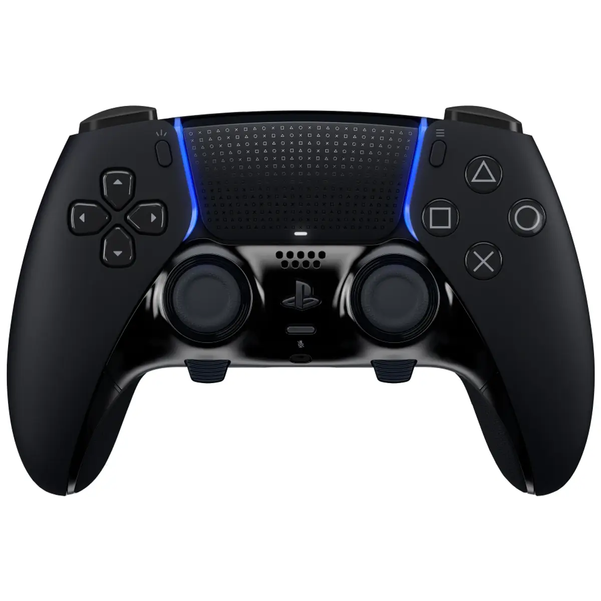 Sony PlayStation 5 DualSense Edge Controller, coloris Noir minuit, vue de face