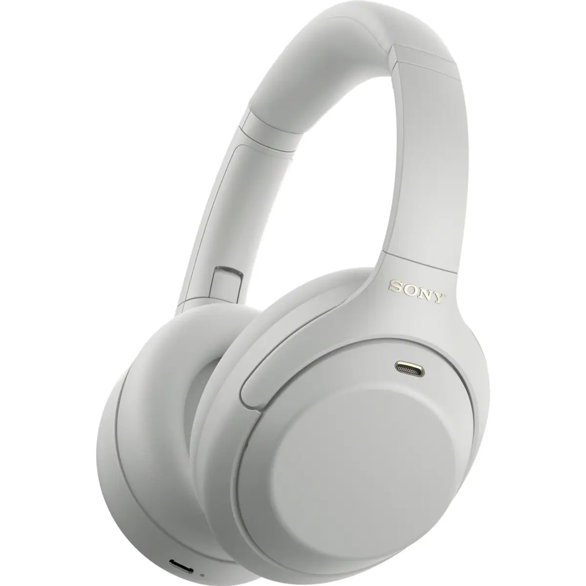 Sony WH-1000XM4C, coloris Argent, vue de face