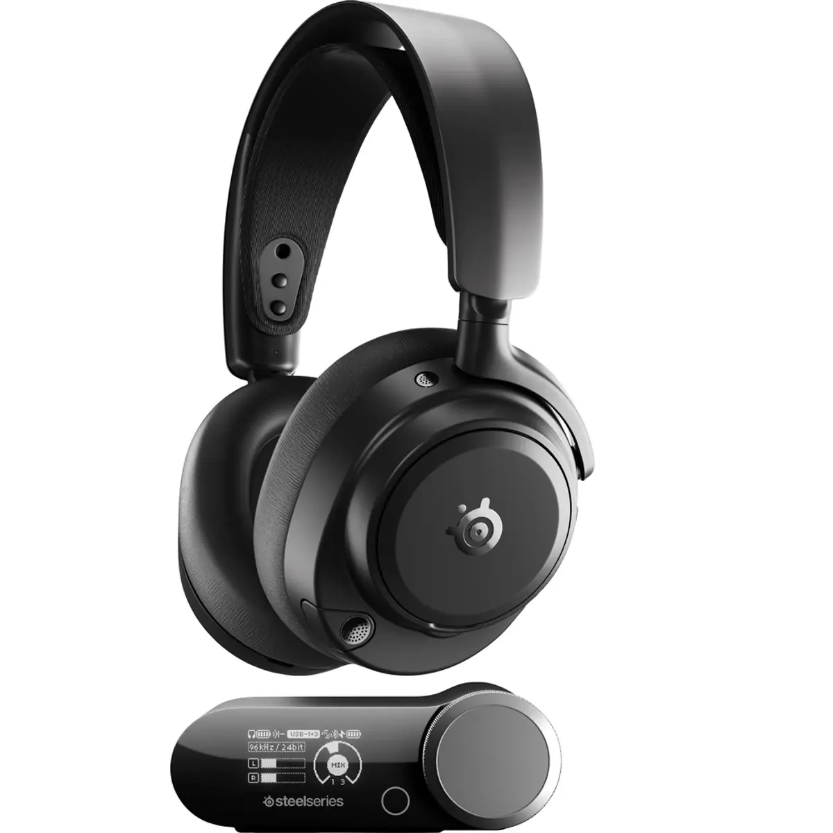 SteelSeries Arctis Nova Pro Omni Noir, coloris Noir, vue de face