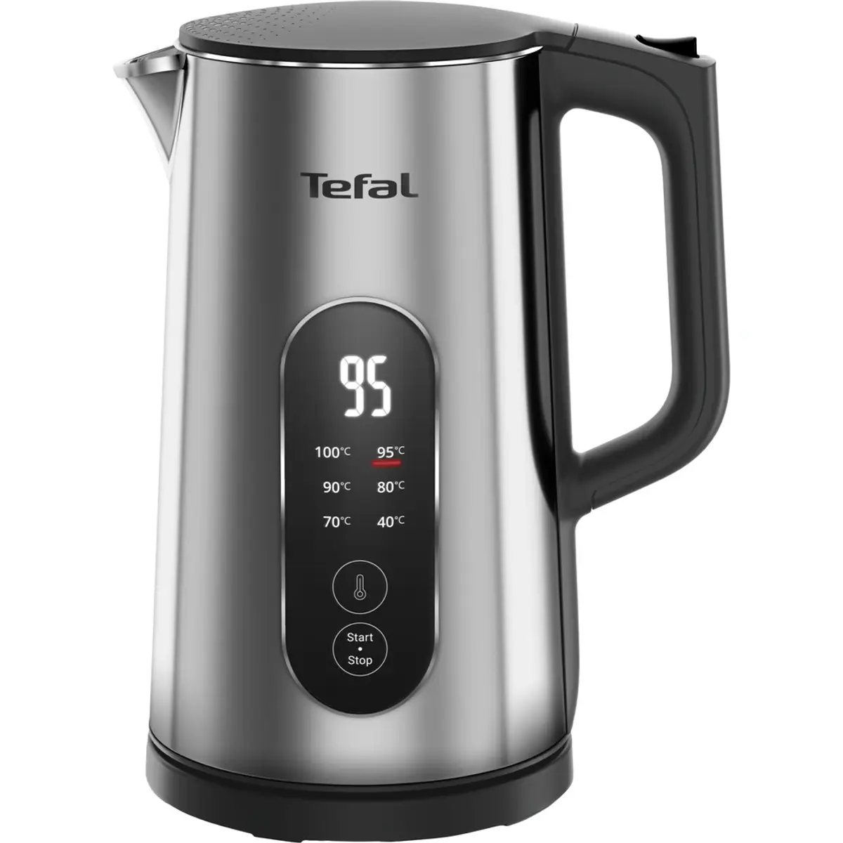 Tefal Selection KI871D 1.7L, coloris Argent, vue de face