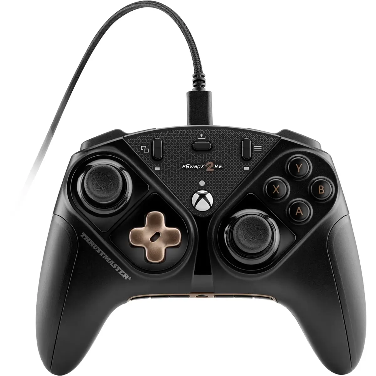 Thrustmaster eSwap X2 H.E.A.R.T. Pro Manette PC & Xbox, coloris Noir, vue de face