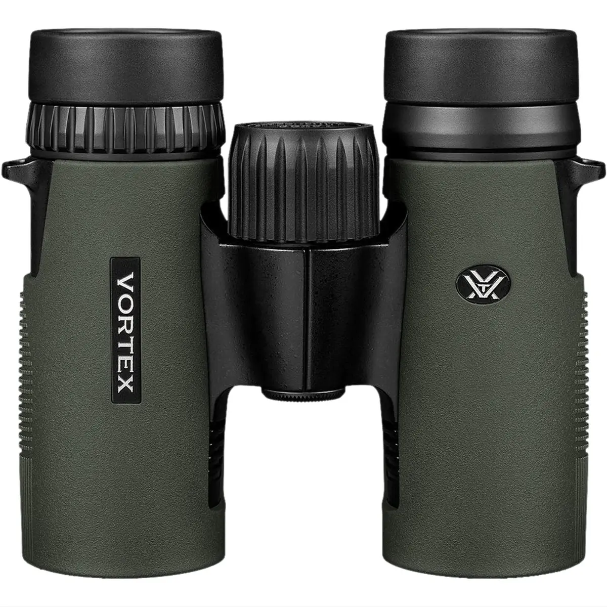 Vortex Diamondback HD 8x32 jumelles, coloris Vert, vue de face