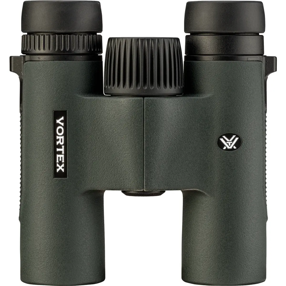 Vortex Triumph HD 10x28 jumelles, coloris Vert, vue de face