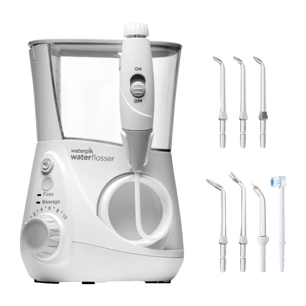 Waterpik WP-660, coloris Blanc, vue de face