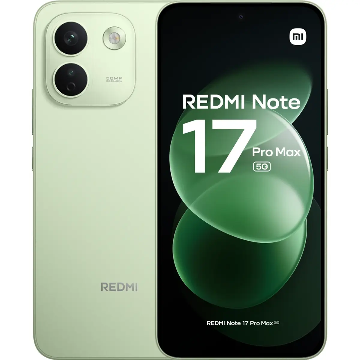 Xiaomi Redmi Note 17 Pro Max 5G, coloris Noir, vue de face